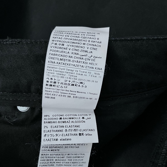 NWT - United Colors of Benetton Women’s Straight Fit Jeans - US Size 8 - Picture 9 of 9